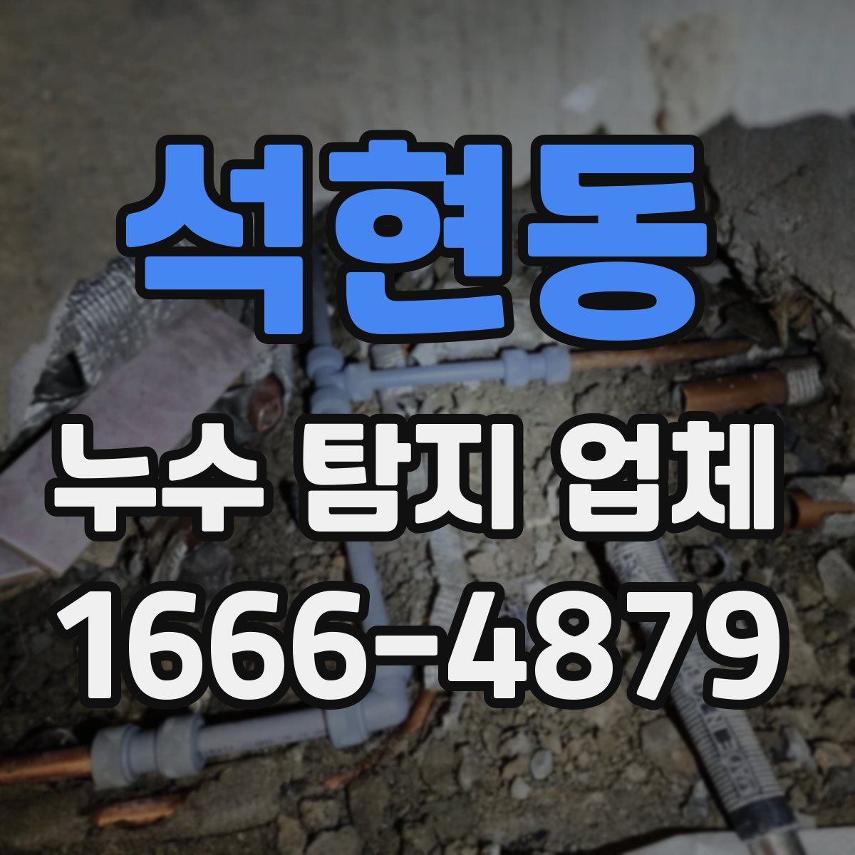 석현동 누수 탐지 업체