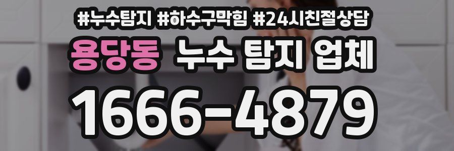 용당동 누수 탐지 업체
