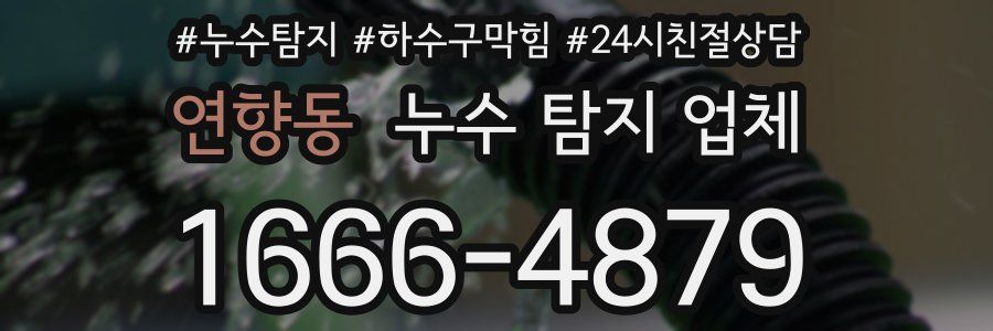 연향동 누수 탐지 업체