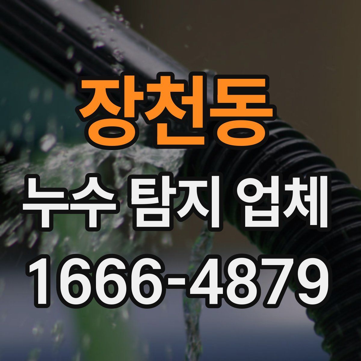 장천동 누수 탐지 업체