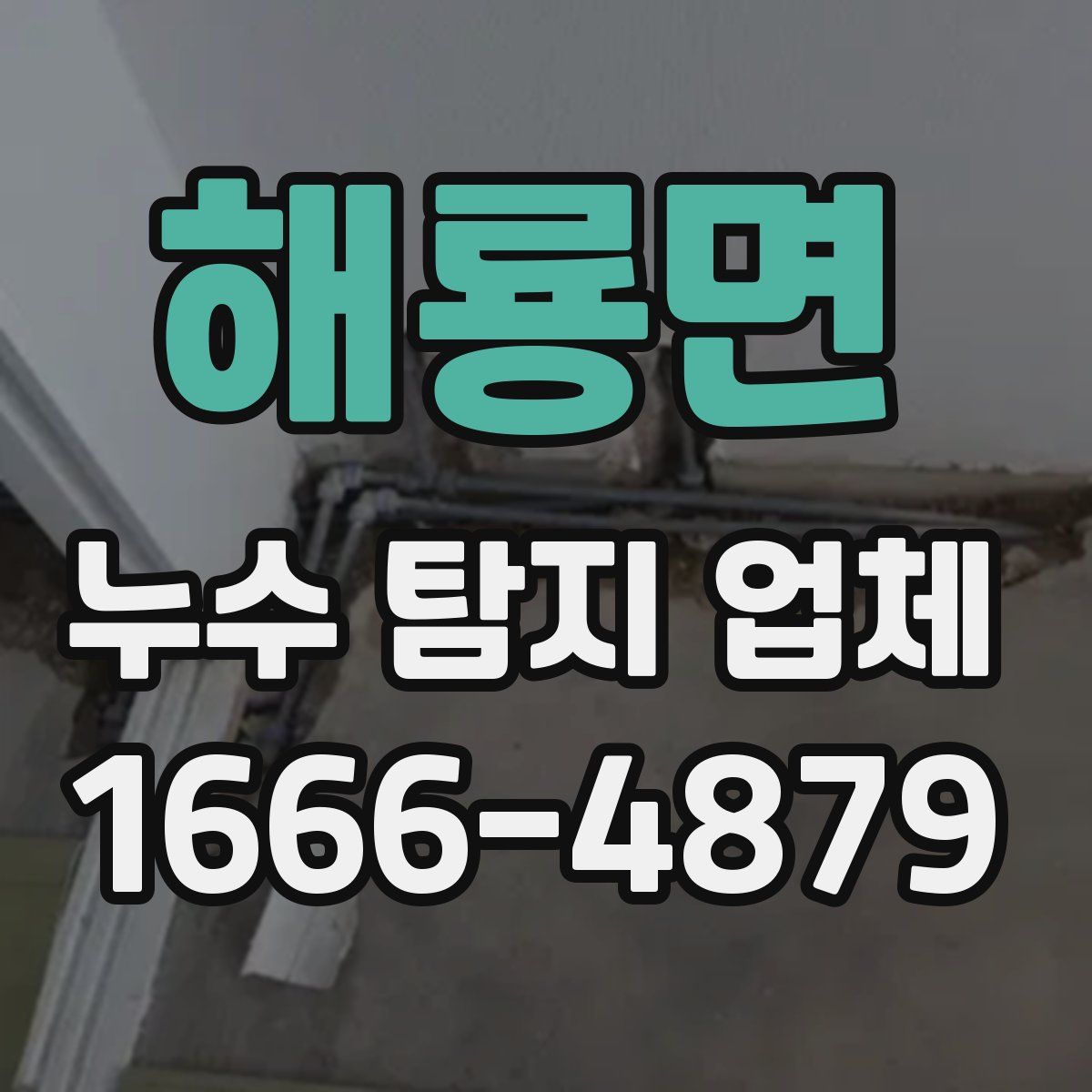 해룡면 누수 탐지 업체