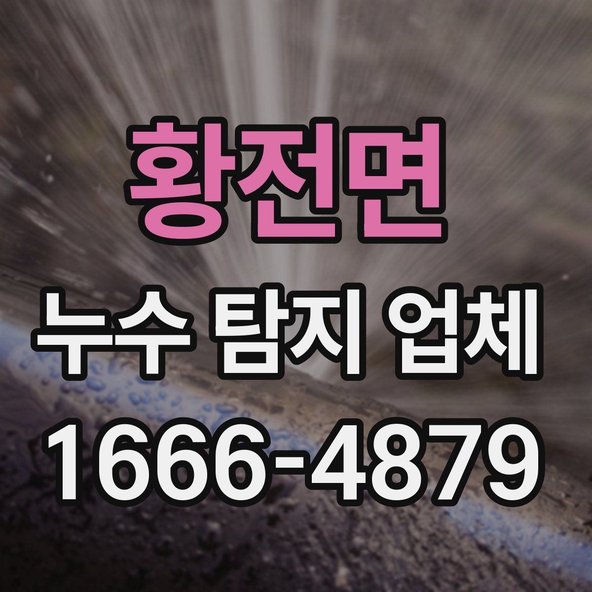 황전면 누수 탐지 업체