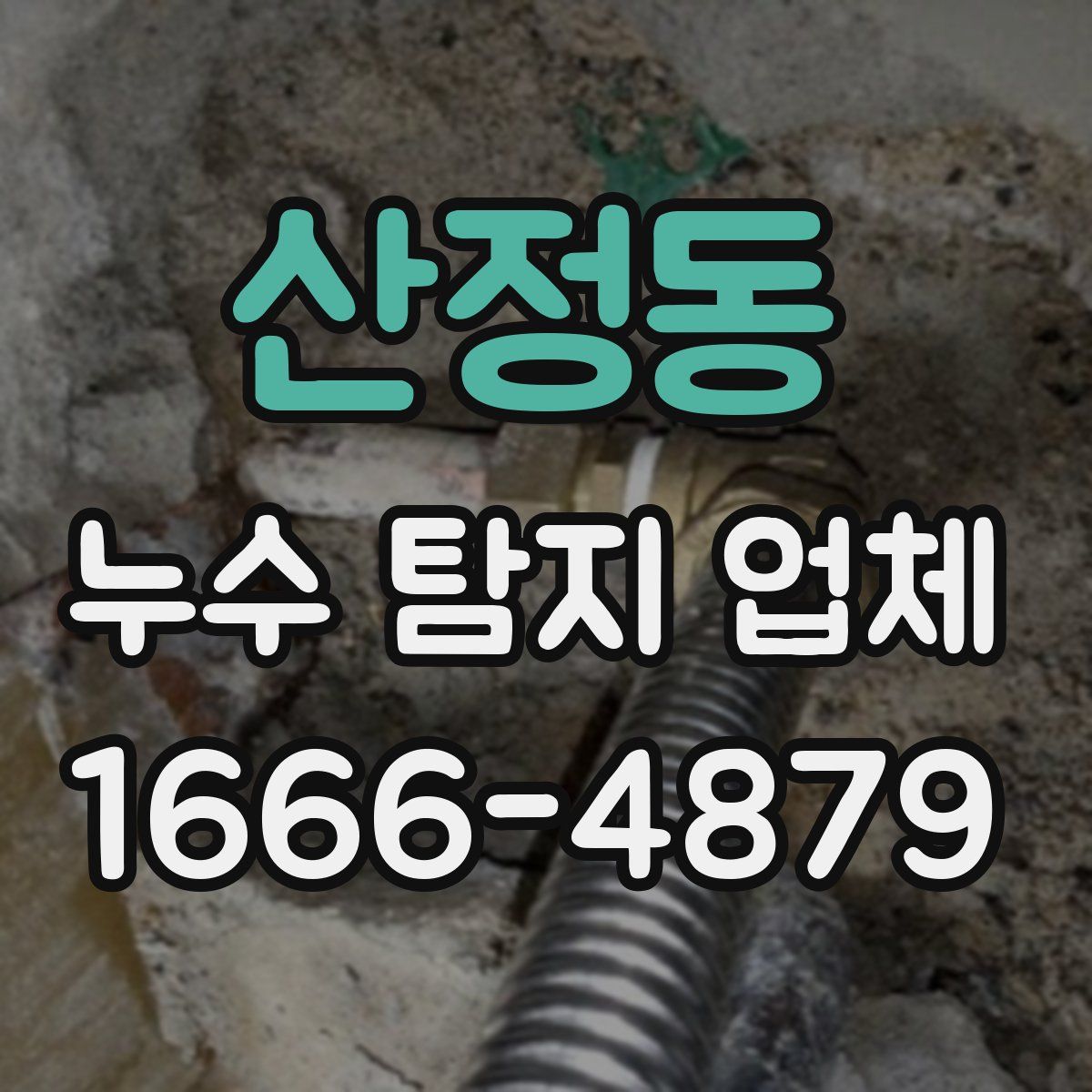 산정동 누수 탐지 업체