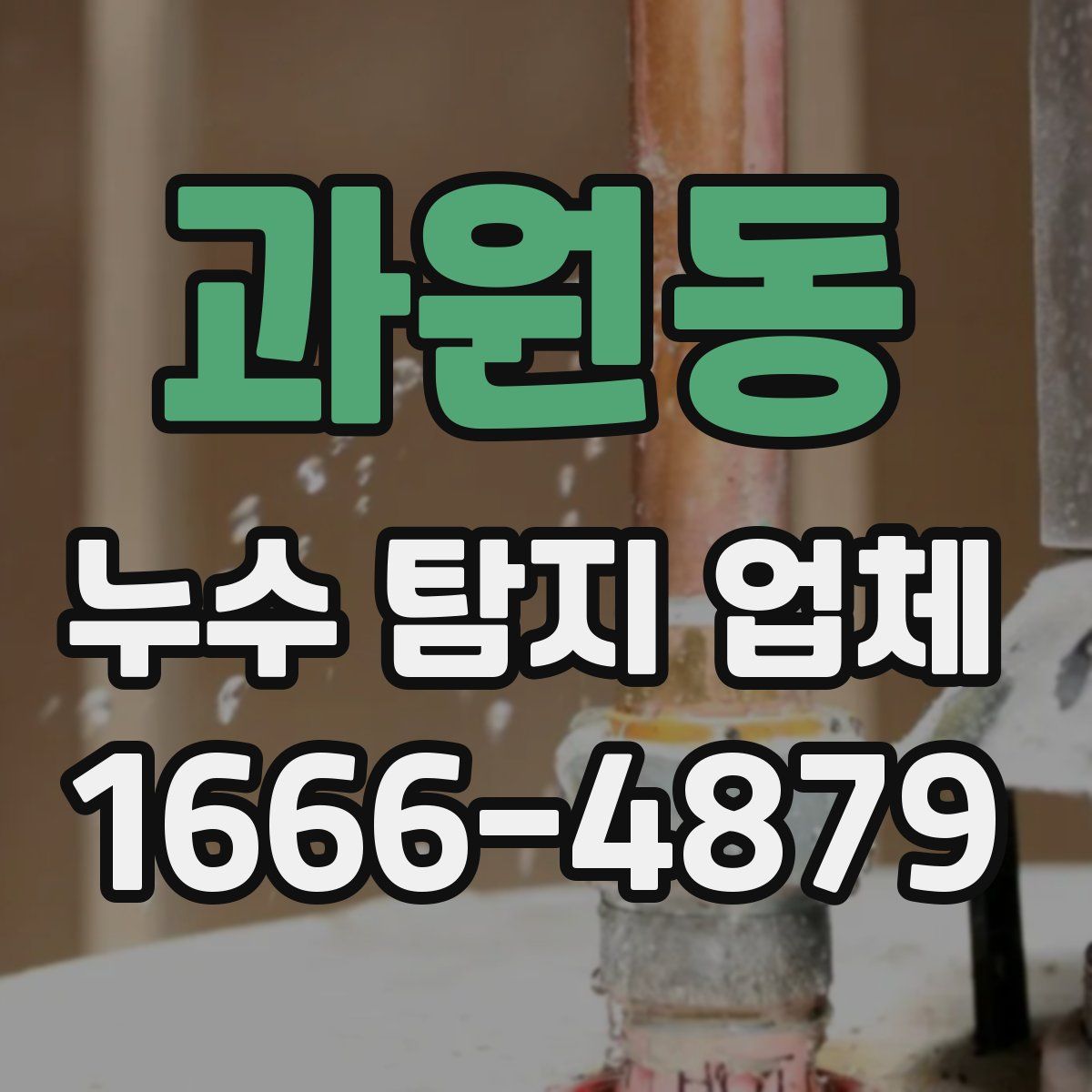 과원동 누수 탐지 업체