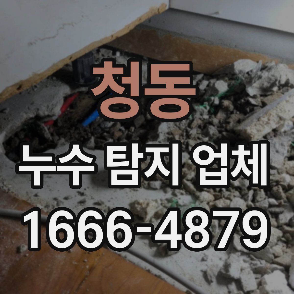 청동 누수 탐지 업체