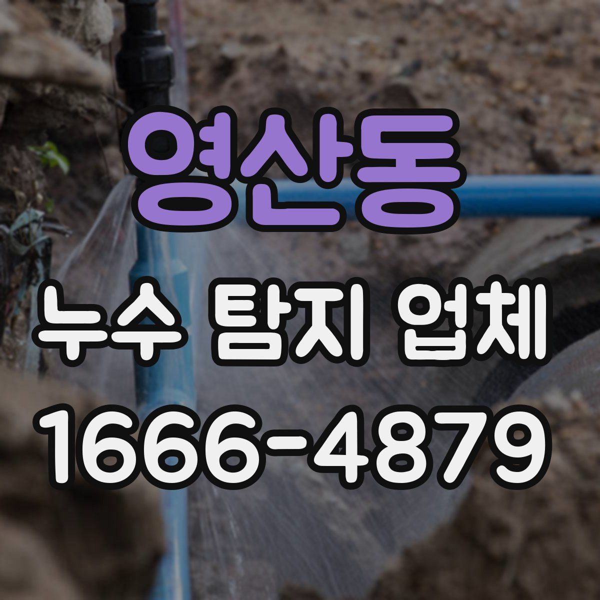 영산동 누수 탐지 업체