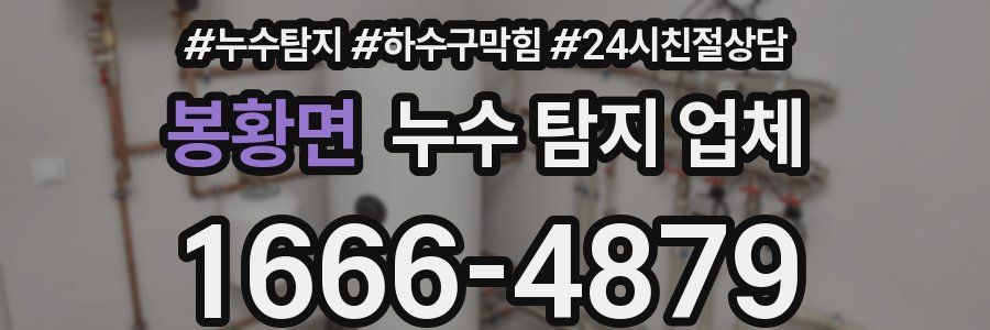 봉황면 누수 탐지 업체