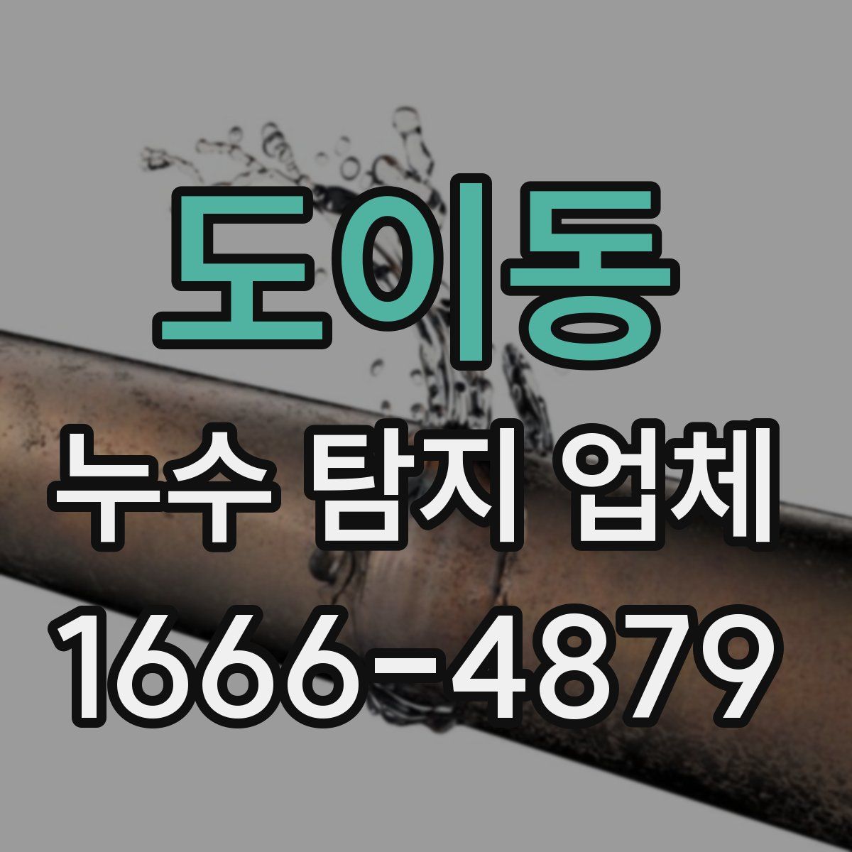 도이동 누수 탐지 업체