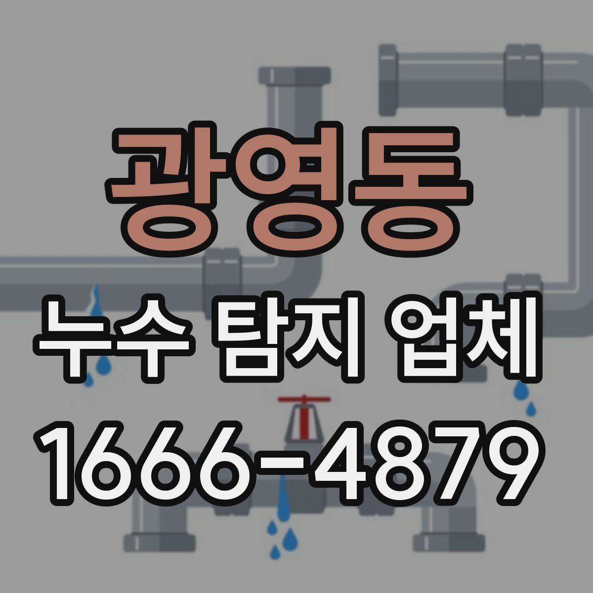 광영동 누수 탐지 업체