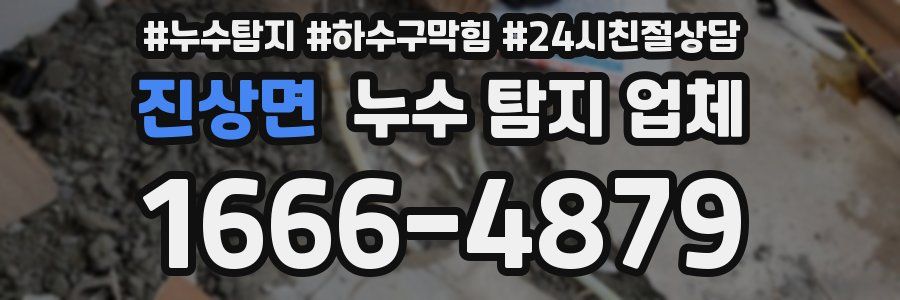 진상면 누수 탐지 업체