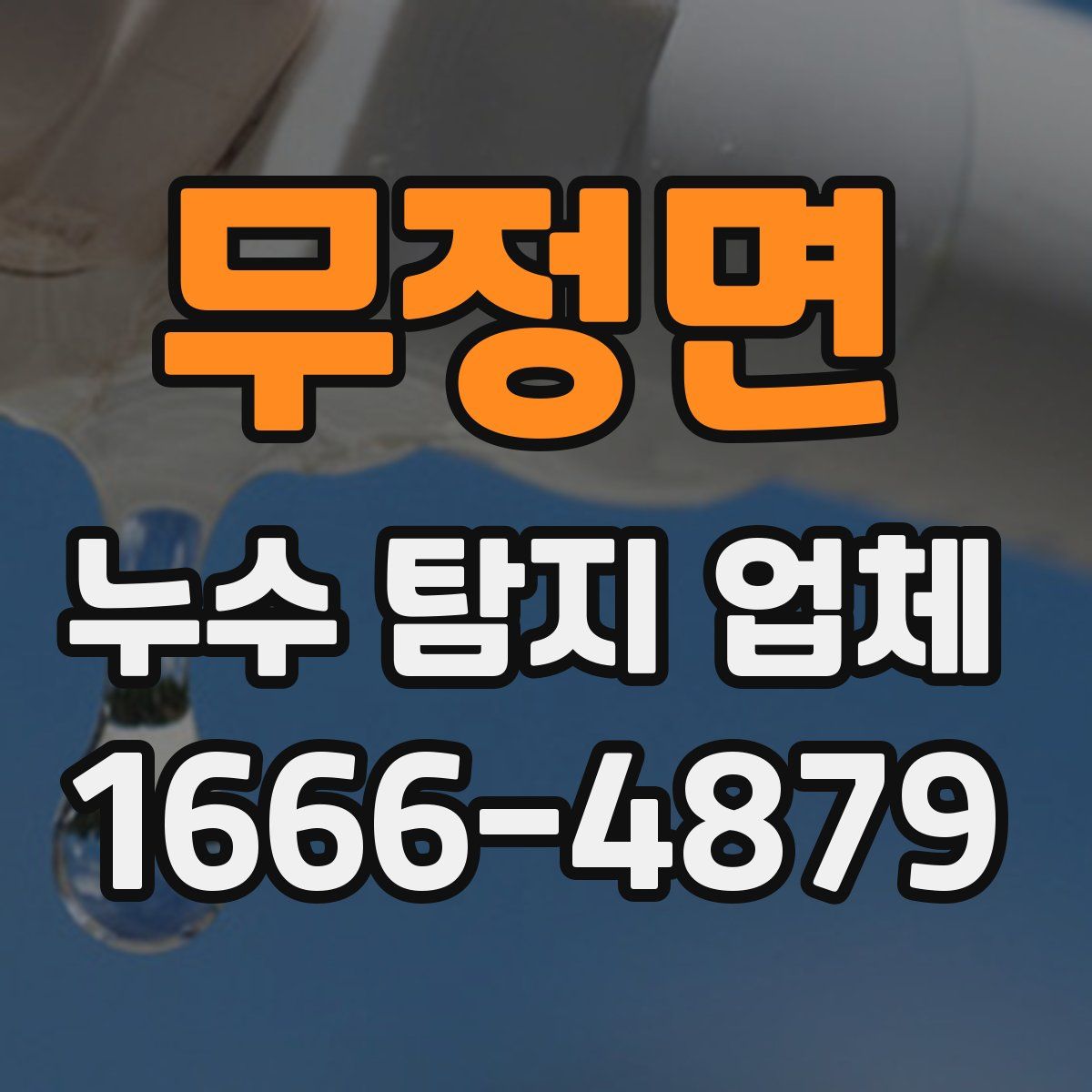 무정면 누수 탐지 업체