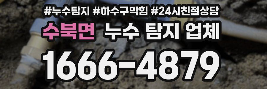 수북면 누수 탐지 업체
