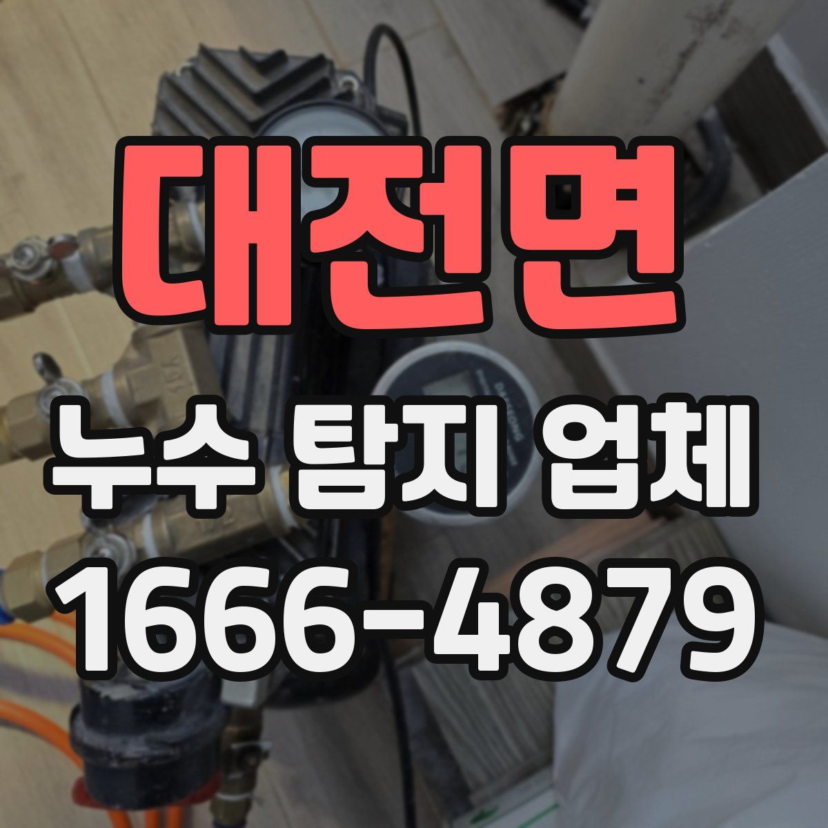 대전면 누수 탐지 업체