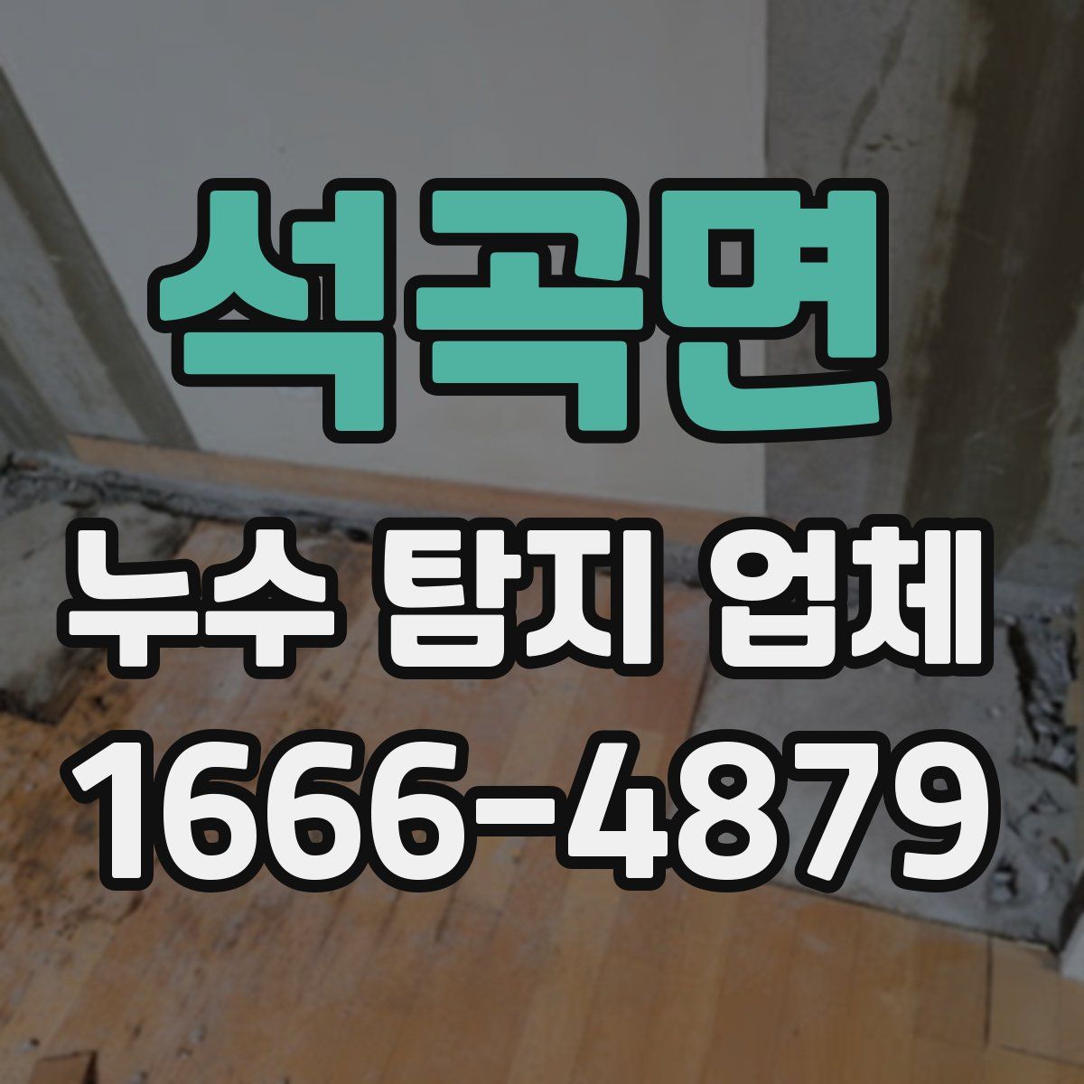 석곡면 누수 탐지 업체
