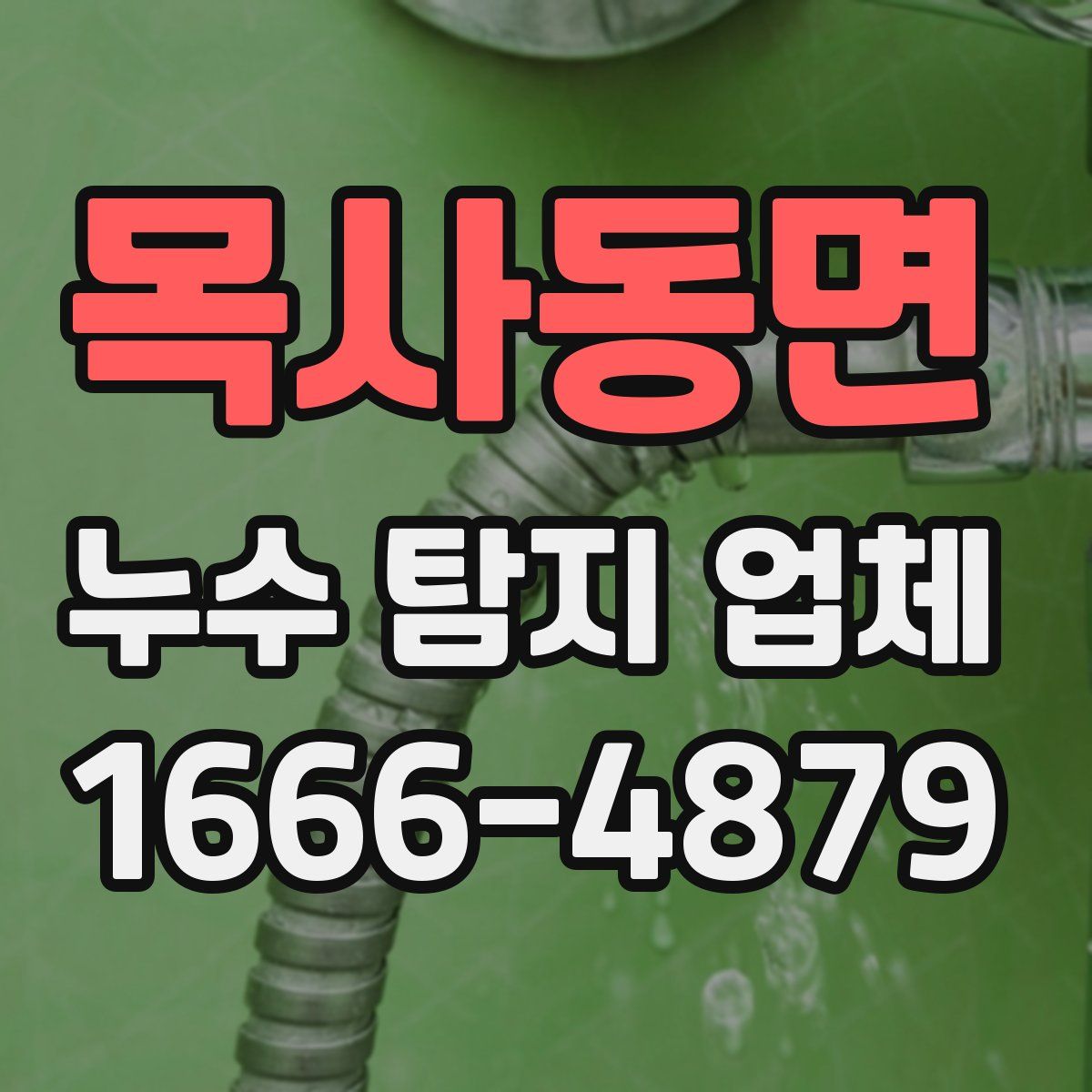 목사동면 누수 탐지 업체