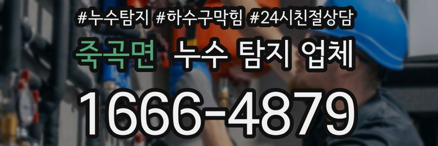 죽곡면 누수 탐지 업체