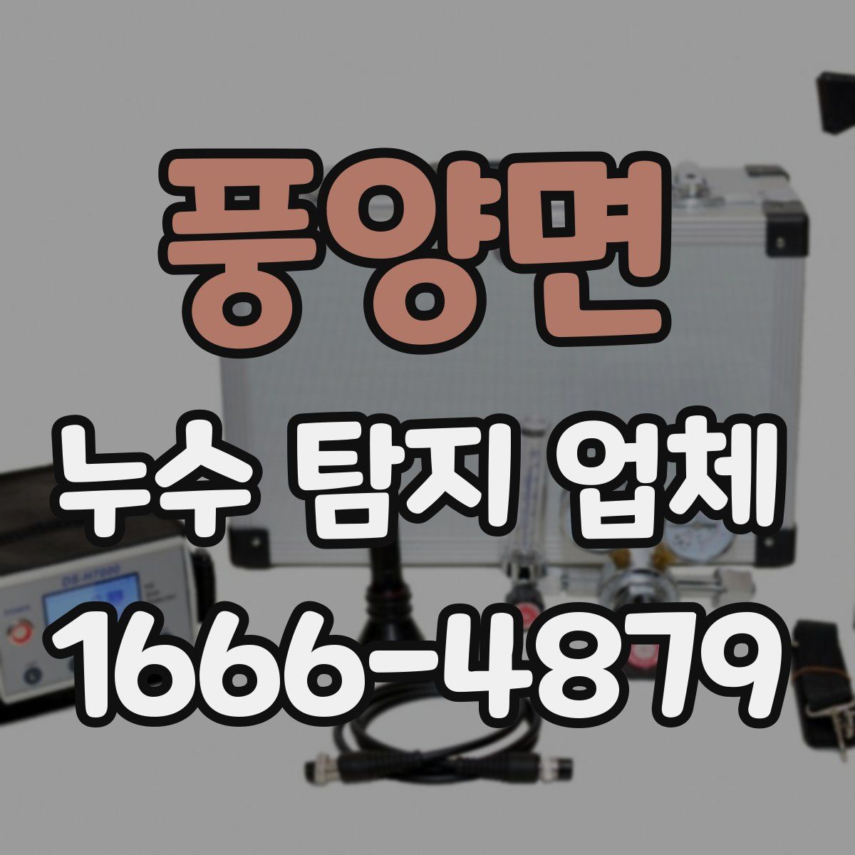풍양면 누수 탐지 업체