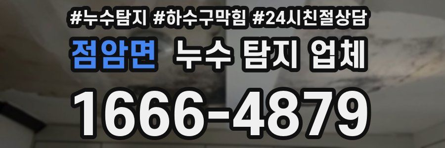 점암면 누수 탐지 업체