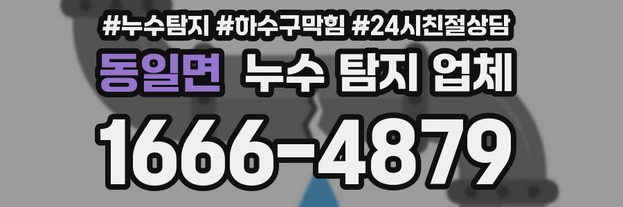 동일면 누수 탐지 업체
