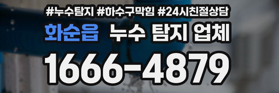 화순읍 누수 탐지 업체