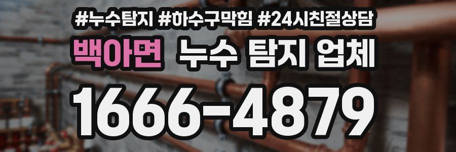 백아면 누수 탐지 업체
