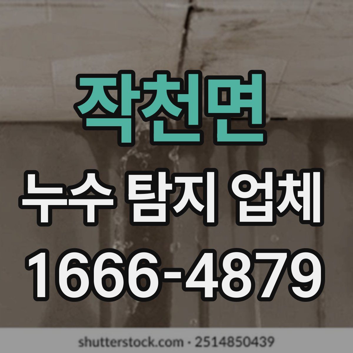 작천면 누수 탐지 업체