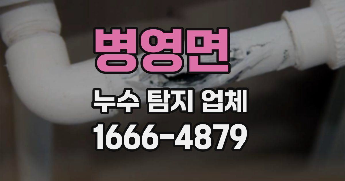 병영면 누수 탐지 업체