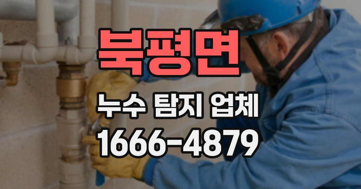 북평면 누수 탐지 업체