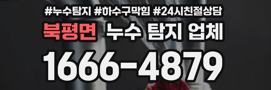 북평면 누수 탐지 업체