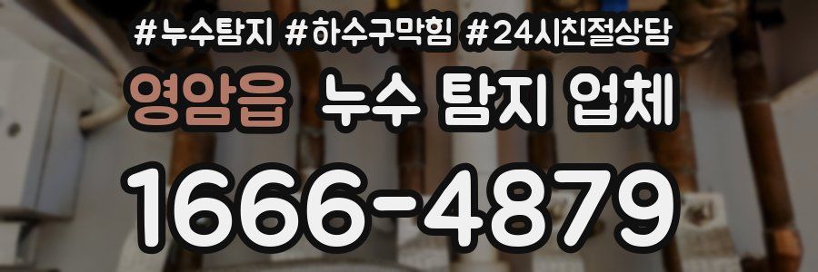 영암읍 누수 탐지 업체