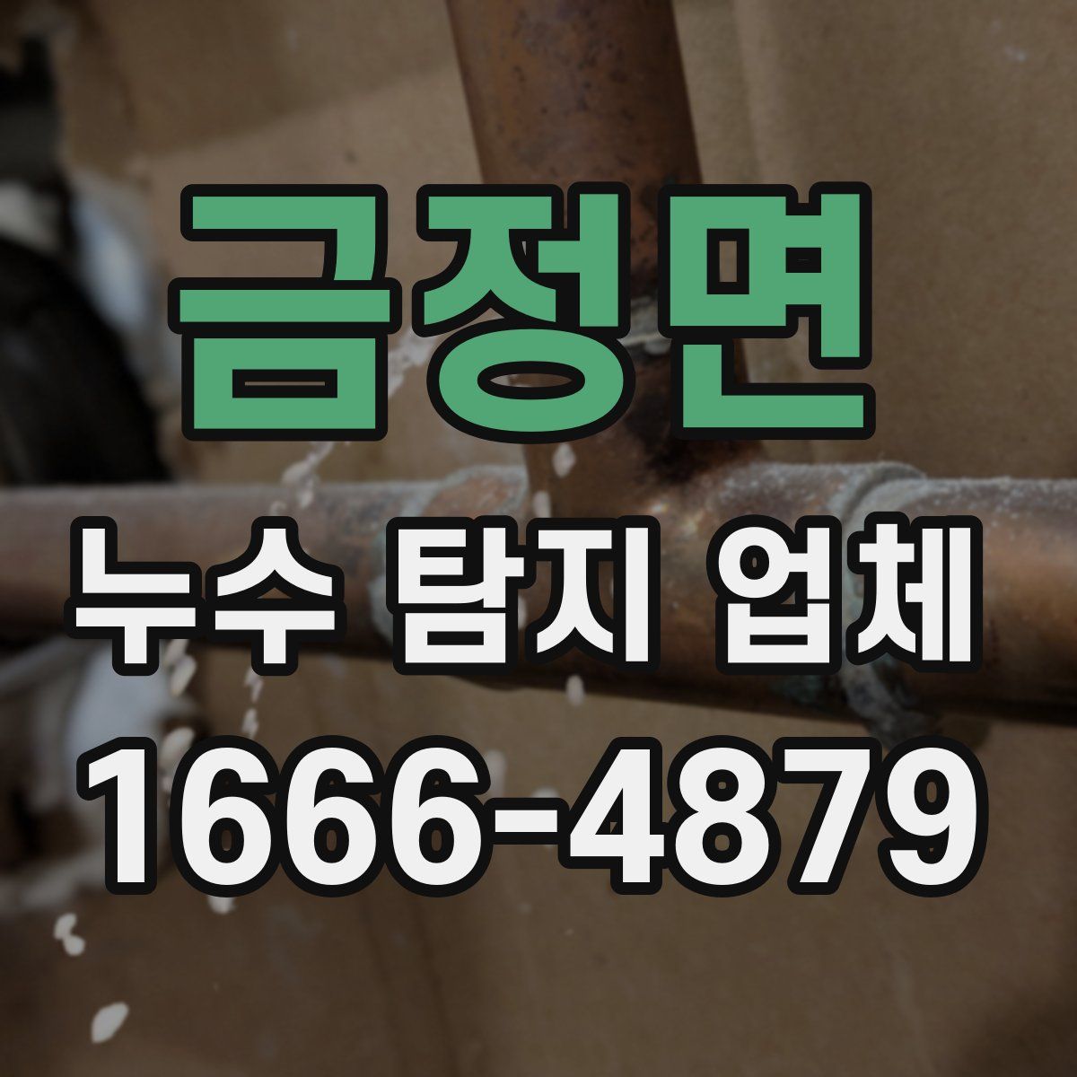 금정면 누수 탐지 업체