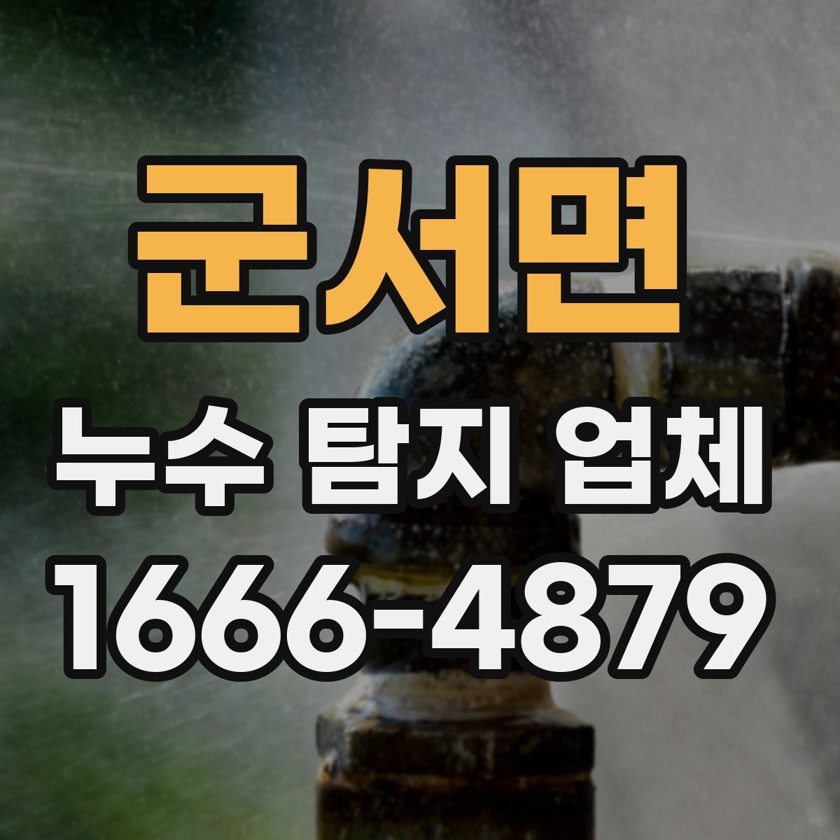군서면 누수 탐지 업체