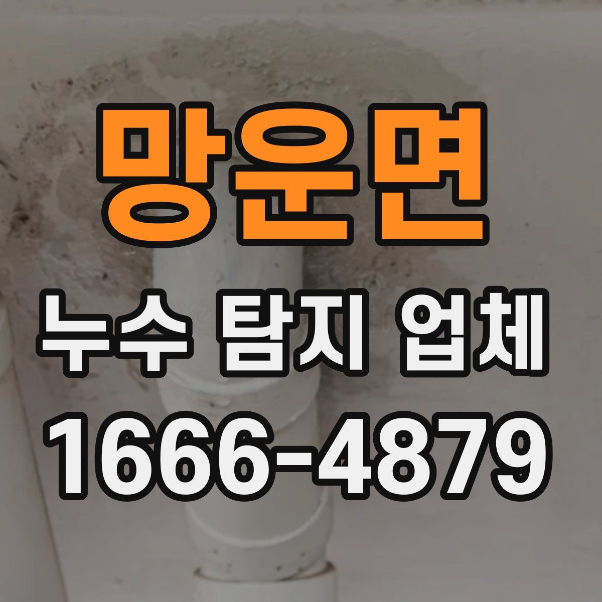 망운면 누수 탐지 업체