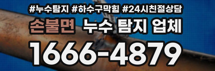 손불면 누수 탐지 업체