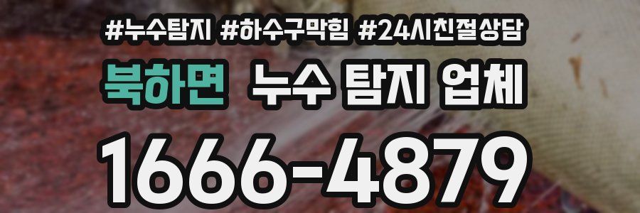 북하면 누수 탐지 업체