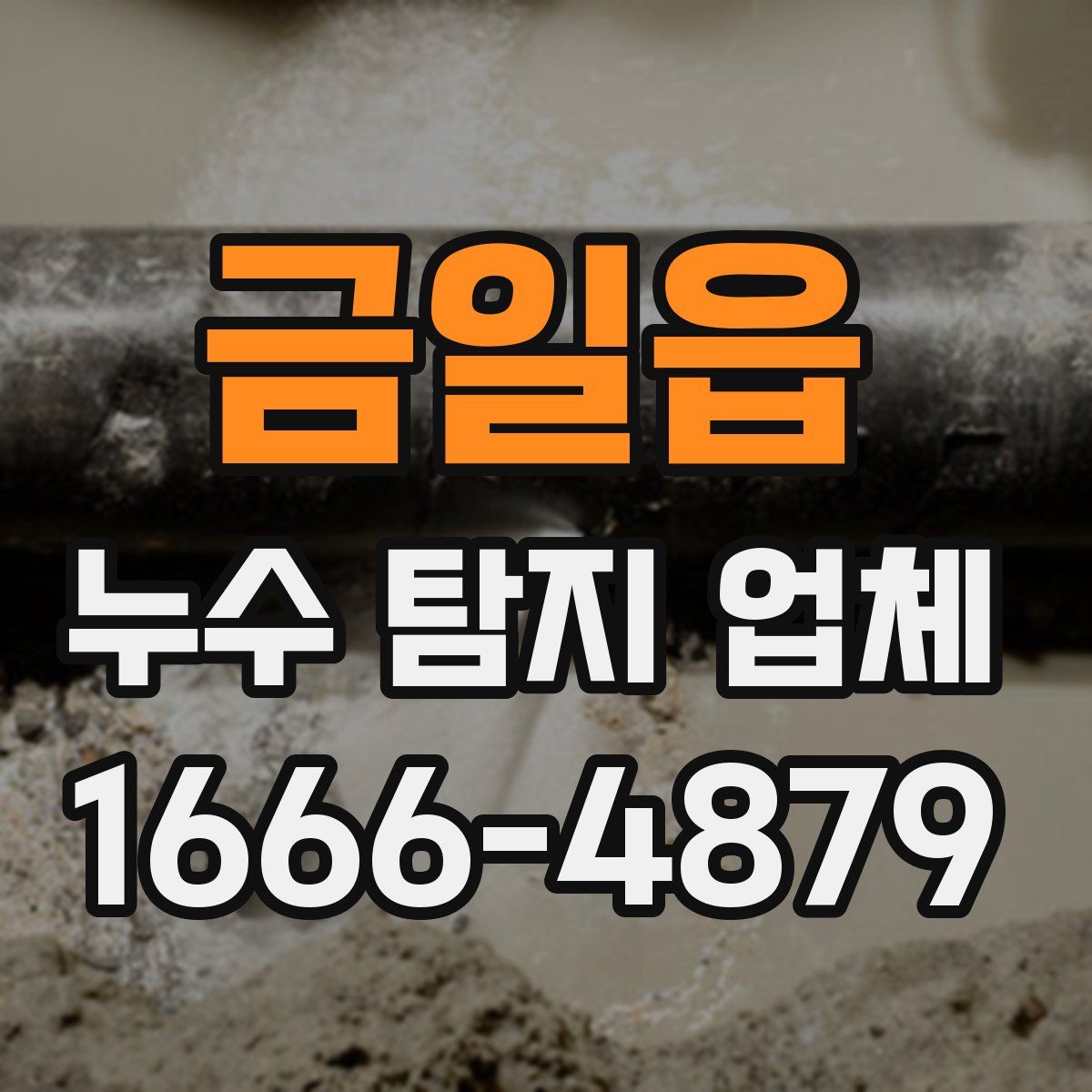 금일읍 누수 탐지 업체