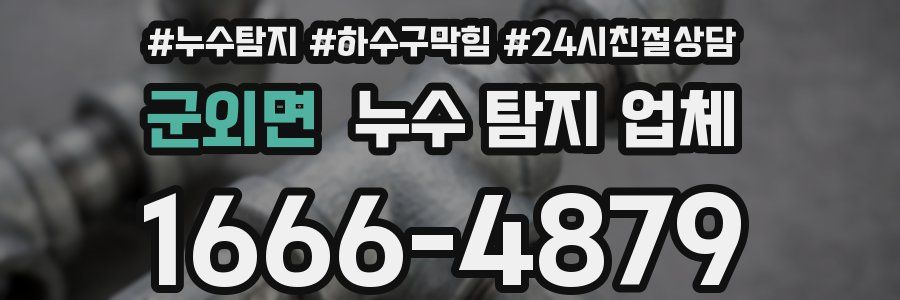 군외면 누수 탐지 업체