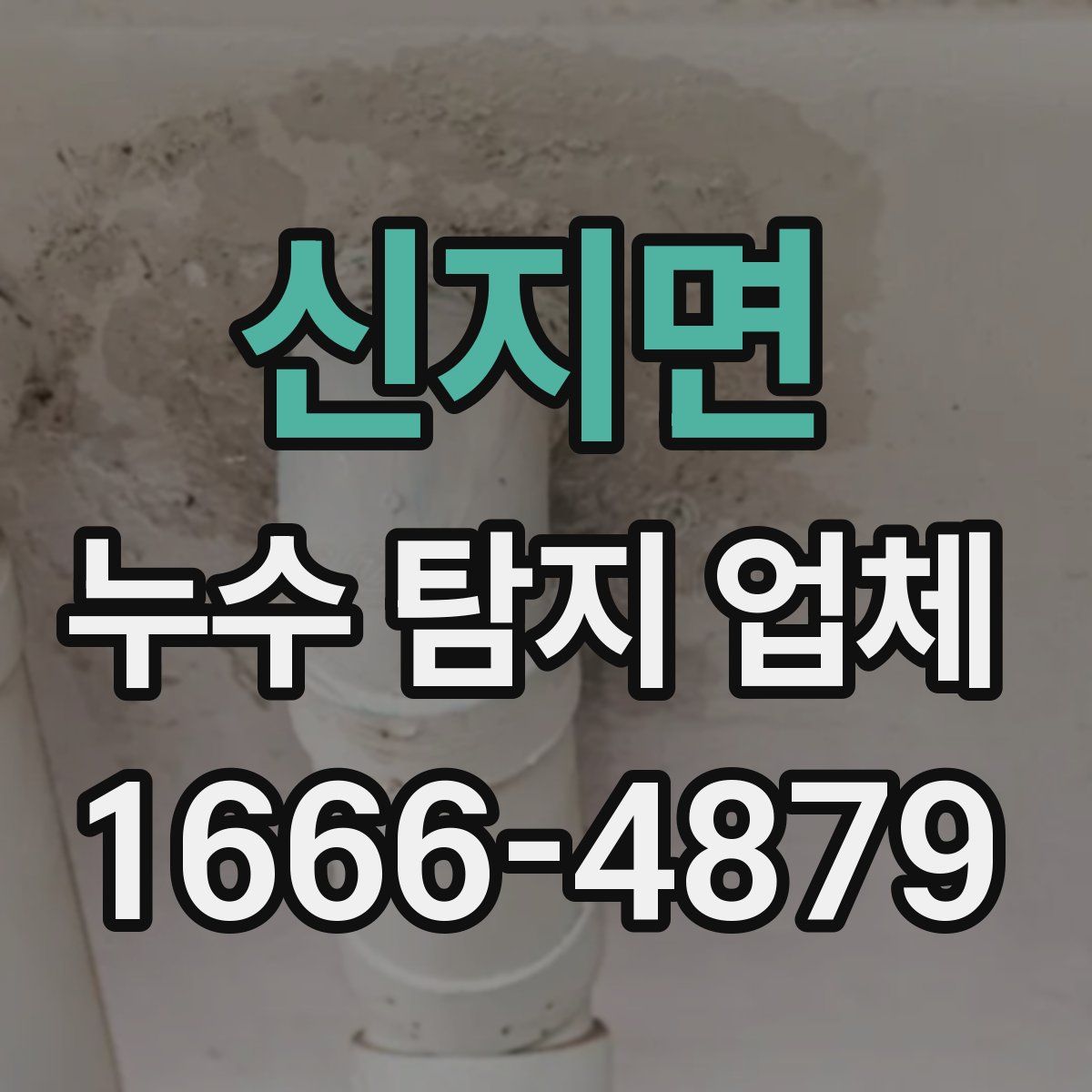 신지면 누수 탐지 업체