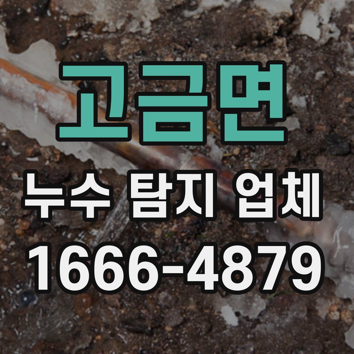 고금면 누수 탐지 업체