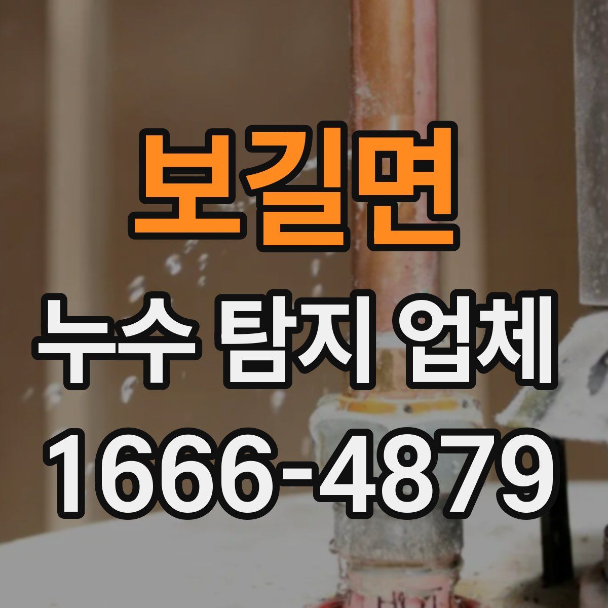 보길면 누수 탐지 업체
