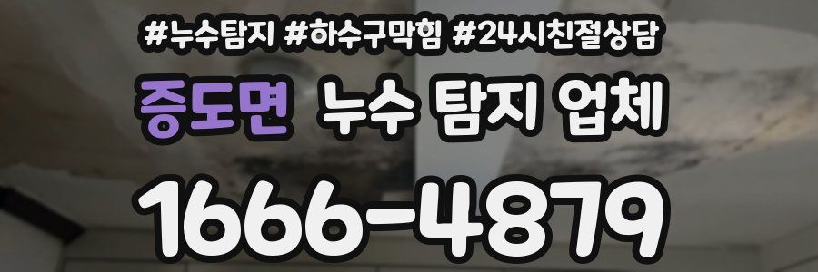 증도면 누수 탐지 업체