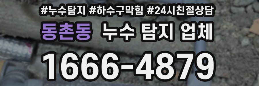 동촌동 누수 탐지 업체