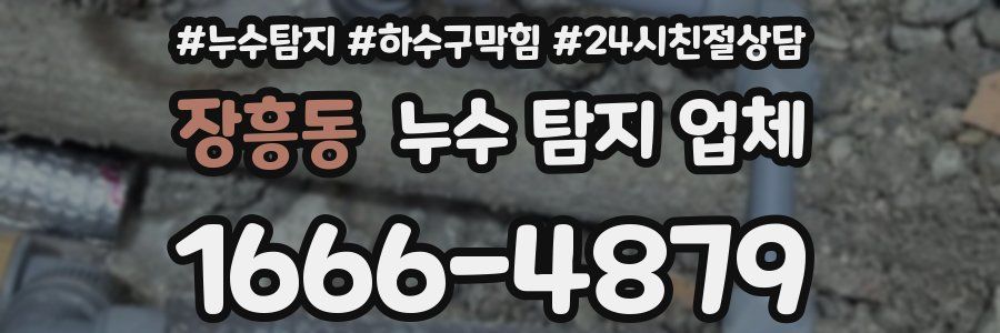 장흥동 누수 탐지 업체