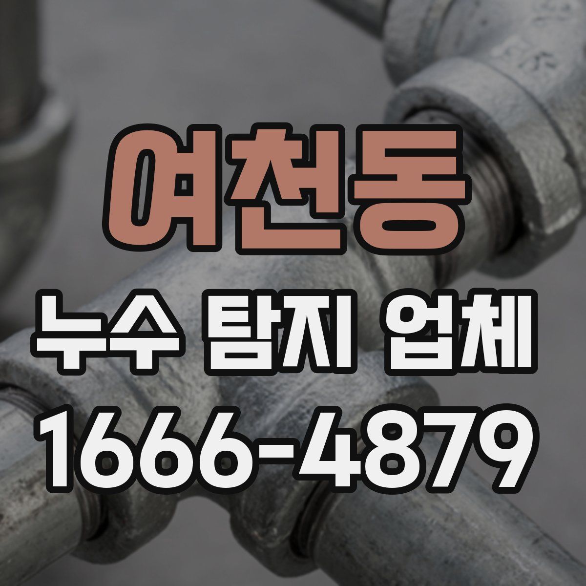 여천동 누수 탐지 업체