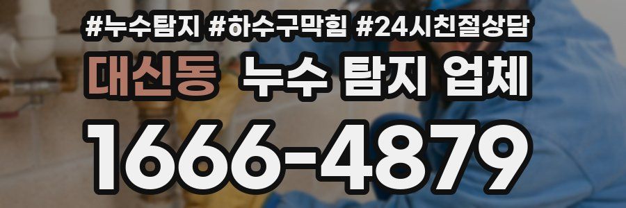 대신동 누수 탐지 업체