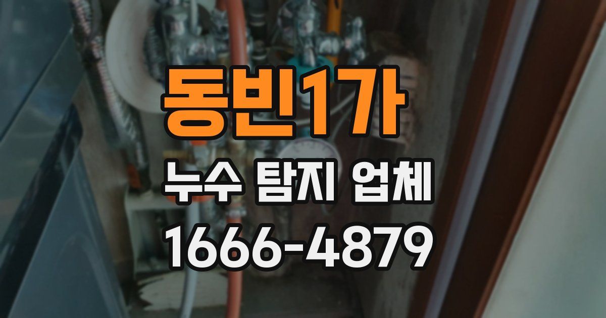동빈1가 누수 탐지 업체