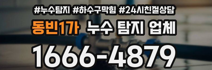 동빈1가 누수 탐지 업체