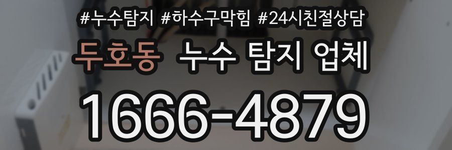 두호동 누수 탐지 업체