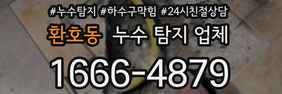 환호동 누수 탐지 업체