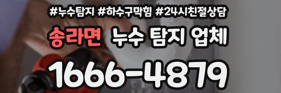 송라면 누수 탐지 업체